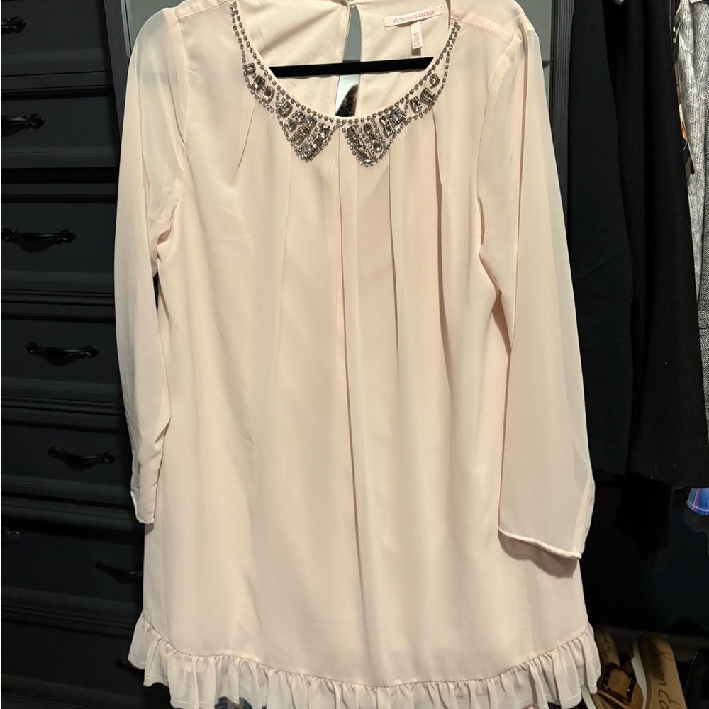 Victoria's Secret Baby pink Long Sleeve Dress